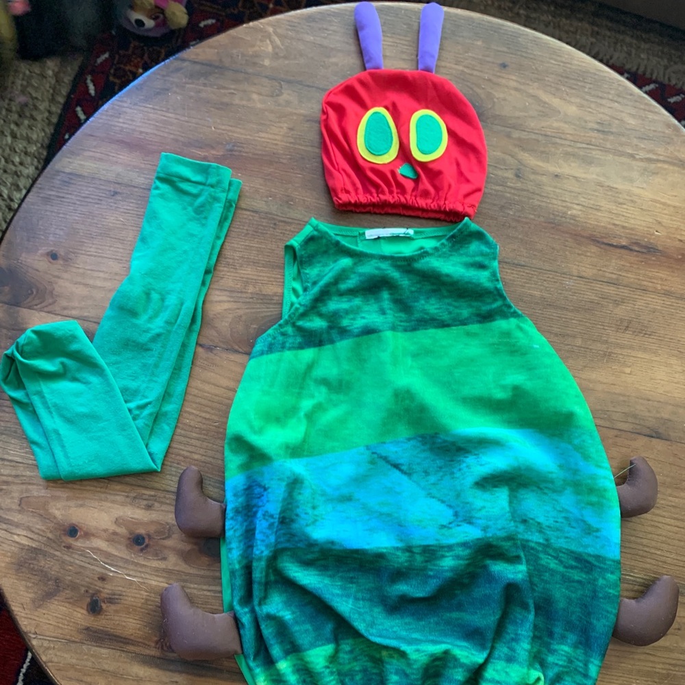Toddler very hungry caterpillar costume